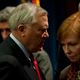 Georgia Gov. Nathan Deal talks to Brenda Fitzgerald, then-commissioner of the Georgia Department of Public Health, during a news conference at the Capitol on Feb. 11, 2014, in Atlanta. (Davis Turner/Getty Images)